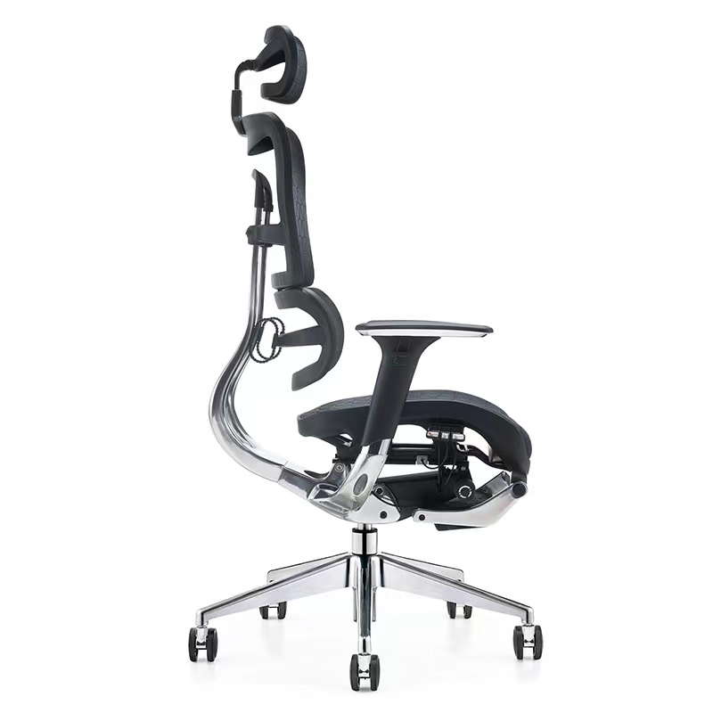 High Back Swivel Chair With Lumbar Support