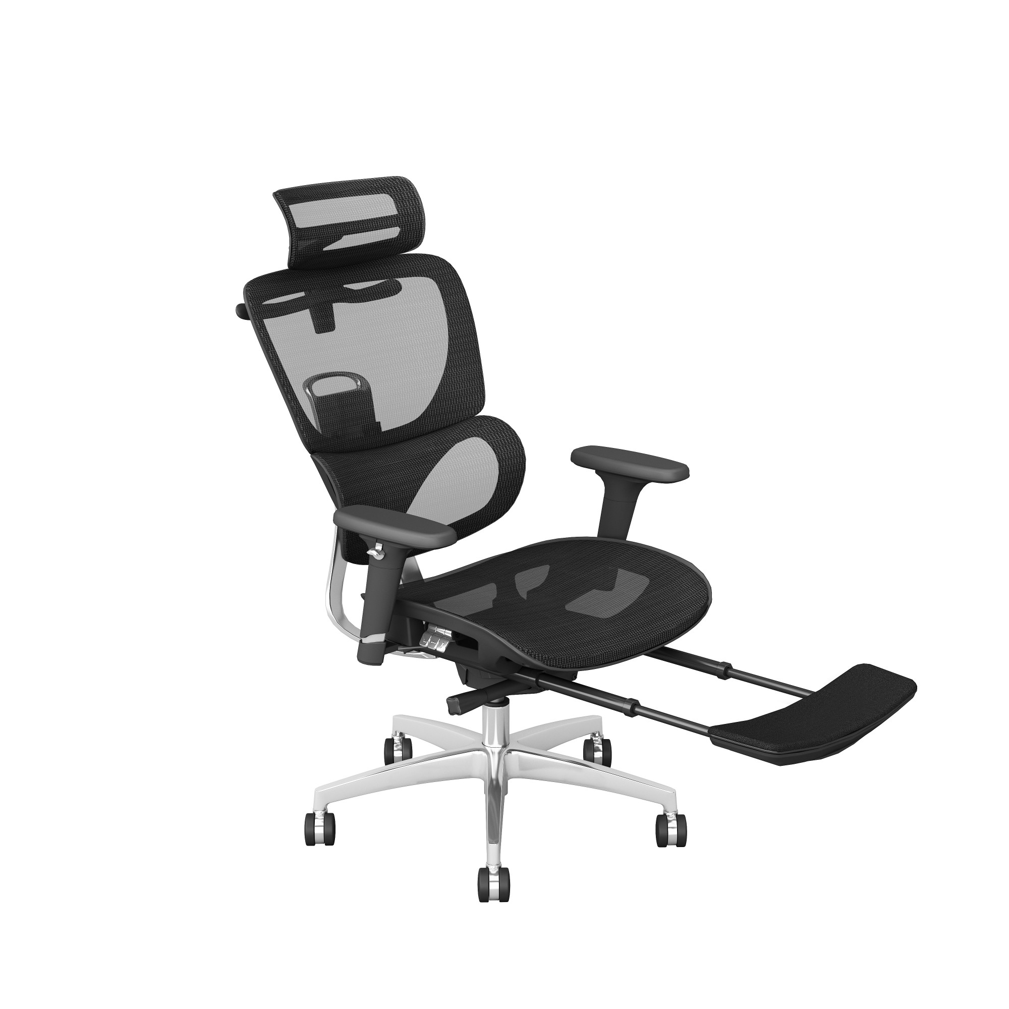 ergonomic full mesh office chair with headrest 3D armrest mesh chair luxury ergonomic office chair with footrest