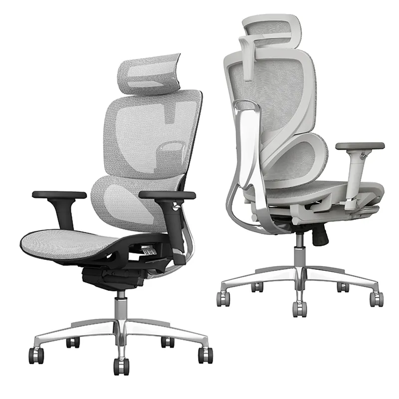 Luxury Modern Office Chair Ergonomic Executive Chair with Mesh Metal Material for Office Use 1018